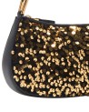  Coccinelle – Borsa a spalla in pelle con paillettes Merveilles