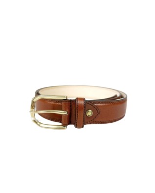 The Bridge - Cintura uomo in pelle h 3,5 con fibbia oro Brunelleschi