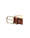 The Bridge - Cintura uomo in pelle h 3,5 con fibbia oro Brunelleschi