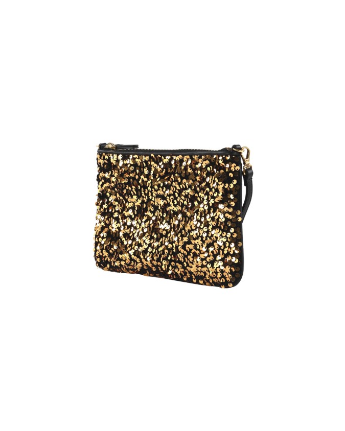  Coccinelle - Borsa a tracolla in pelle con paillettes Best