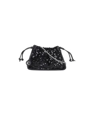  Coccinelle - Borsa a tracolla in pelle con coulisse Dulse