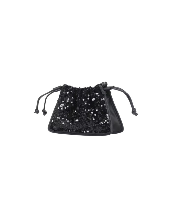  Coccinelle - Borsa a tracolla in pelle con coulisse Dulse