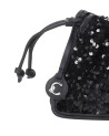  Coccinelle - Borsa a tracolla in pelle con coulisse Dulse