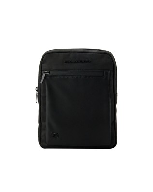  Piquadro – Borsello in pelle e tessuto porta iPad 11’’ S136
