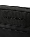 Piquadro – Leather and fabric iPad 11-inch case S136