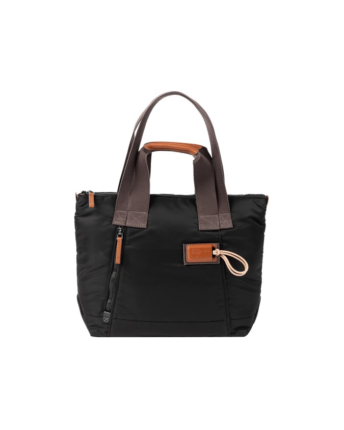  Scharlau – Borsa orizzontale donna in nylon riciclato porta pc