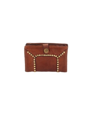  Campomaggi - Portafoglio in pelle con rivetti applicati
