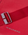  Piquadro - Borsa a tracolla donna in pelle e tessuto riciclato