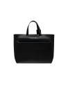 Piquadro - Blue Square leather shopping bag for a 15.6" laptop