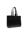 Piquadro - Blue Square leather shopping bag for a 15.6" laptop