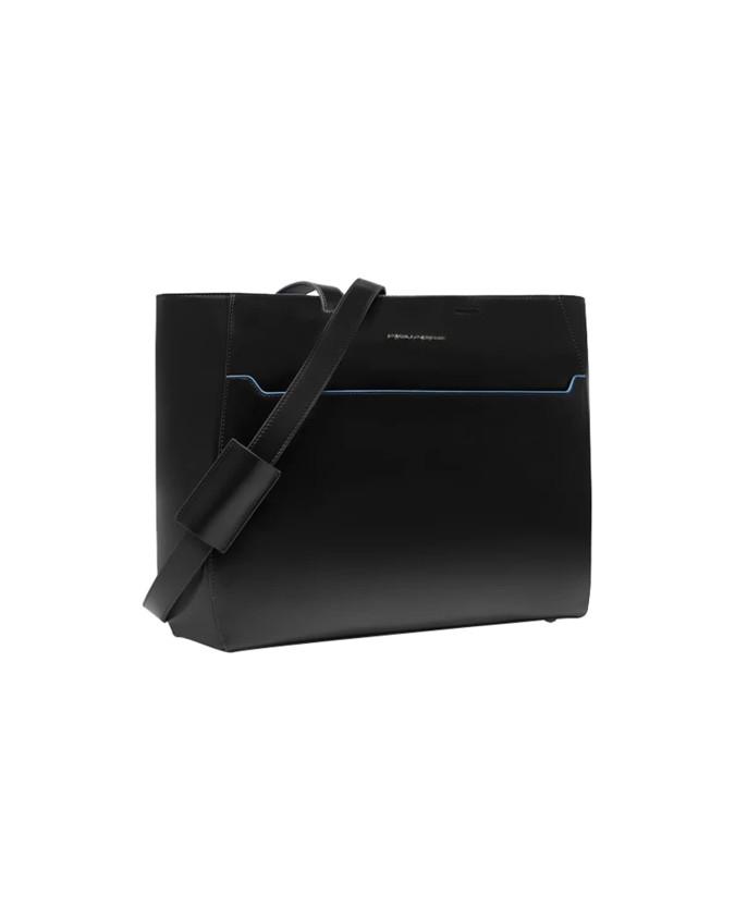 Piquadro - Blue Square leather...