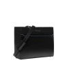 Piquadro - Blue Square leather shopping bag for a 15.6" laptop