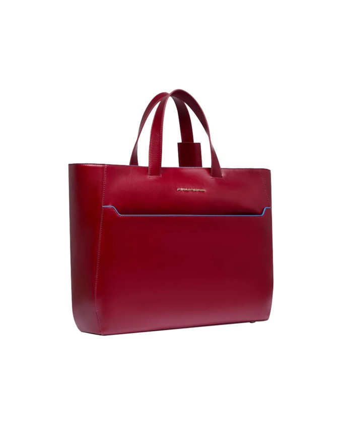 Piquadro - Blue Square leather...