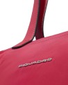  Piquadro - Borsa donna porta pc 15,6" in pelle e tessuto