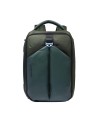 Piquadro – Erweiterbarer Laptop-Rucksack für 17,3-Zoll-Geräte aus veganem Leder und PQ-Earth-Stoff