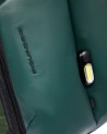 Piquadro – Expandable 17.3-inch laptop backpack made of vegan leather and PQ-Earth fabric