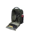 Piquadro – Erweiterbarer Laptop-Rucksack für 17,3-Zoll-Geräte aus veganem Leder und PQ-Earth-Stoff
