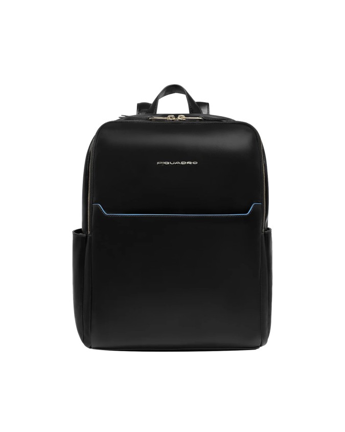  Piquadro – Zaino donna in pelle porta pc 14’’ a due comparti