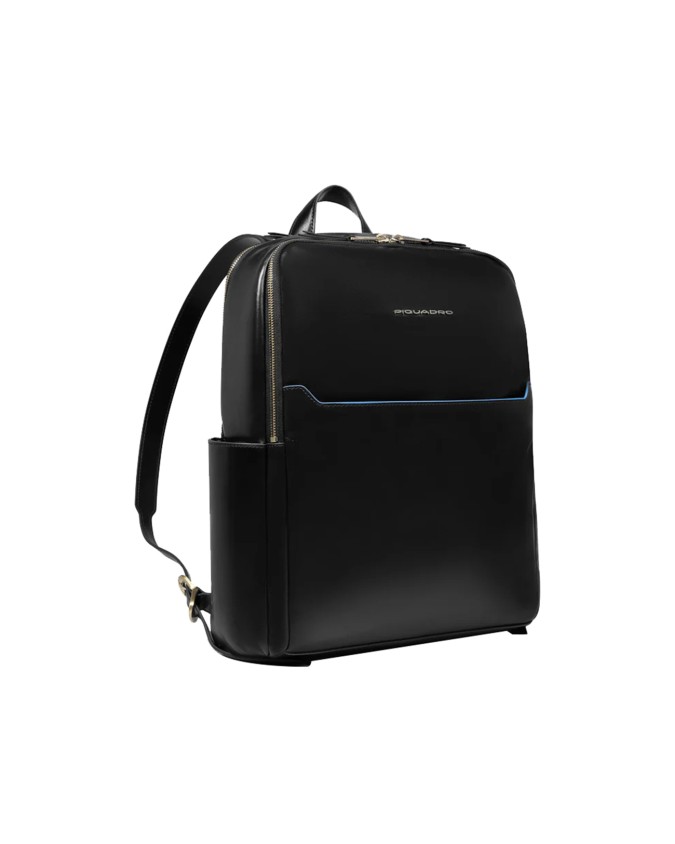  Piquadro – Zaino donna in pelle porta pc 14’’ a due comparti