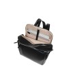 Piquadro – Blue Square Women's Leather Backpack with Two Compartments for a 14-inch Laptop