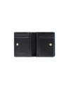 Piquadro – Blue Square Women's Mini Leather Wallet with Coin Pocket