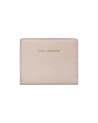 Piquadro – Mini-Damenbrieftasche aus Leder mit Münzfach Blue Square