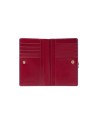 Piquadro – Blue Square Women's Leather Wallet with Coin Pocket