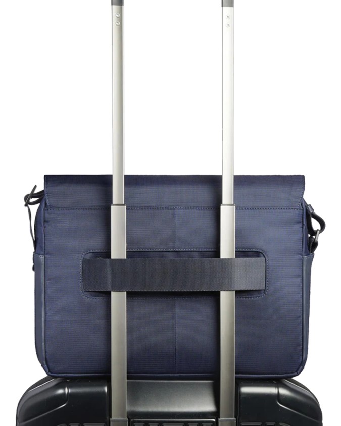 Piquadro – 13-inch fabric laptop bag...