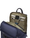 Piquadro - Brief 15.6" Laptop Travel Backpack in Leather and Fabric