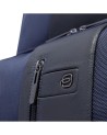 Piquadro - Brief 15.6" Laptop Travel Backpack in Leather and Fabric