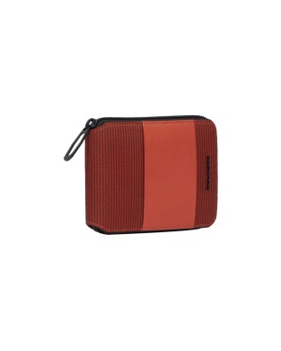  Piquadro – Portafogli uomo in pelle vegana e tessuto con zip 2