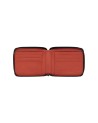 Piquadro – Men's wallet made of vegan leather and fabric with a zipper, PQ-Earth