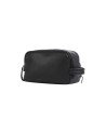 Piquadro – Men's leather toiletry bag with an outside pocket
