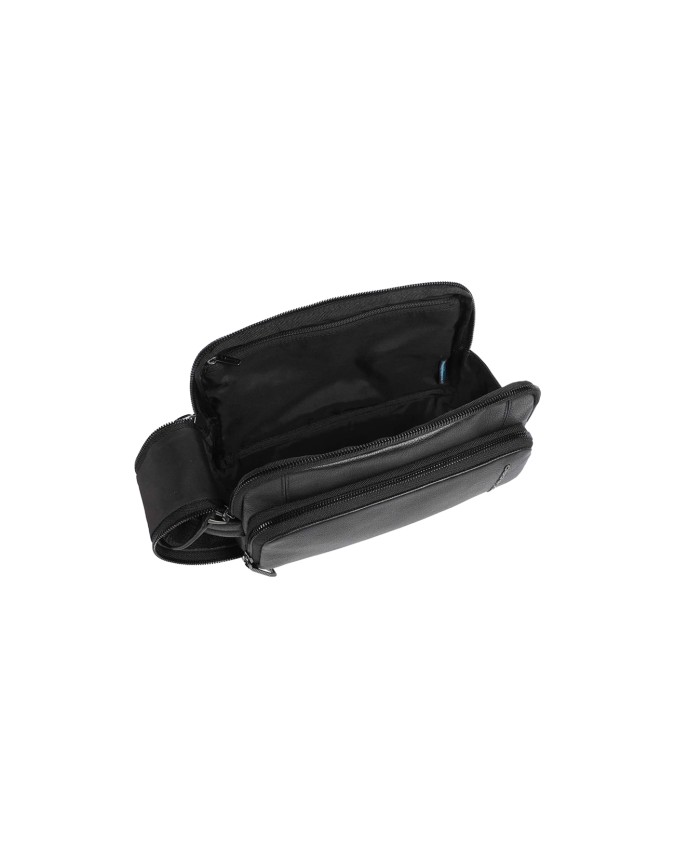 Piquadro – Men's leather toiletry bag...