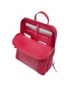Piquadro - Expandable backpack made of recycled fabric and leather, with a compartment for a 15.6-inch laptop: Circle