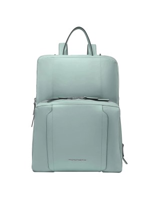 Piquadro - Erweiterbarer Rucksack aus recyceltem Stoff...