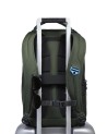 Piquadro – Reiserucksack mit Platz für einen 15,6-Zoll-Laptop aus veganem Leder und PQ-Earth-Stoff