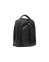 Piquadro – Expandable 17.3-inch laptop backpack made of vegan leather and PQ-Earth fabric