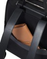 Piquadro - Erweiterbarer Rucksack aus recyceltem Stoff und Leder mit Fach für einen 15,6-Zoll-Laptop – Circle