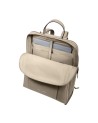 Piquadro - Expandable backpack made of recycled fabric and leather, with a compartment for a 15.6-inch laptop: Circle