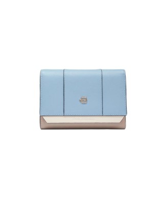  Piquadro - Portafoglio donna medio in pelle con patta Circle