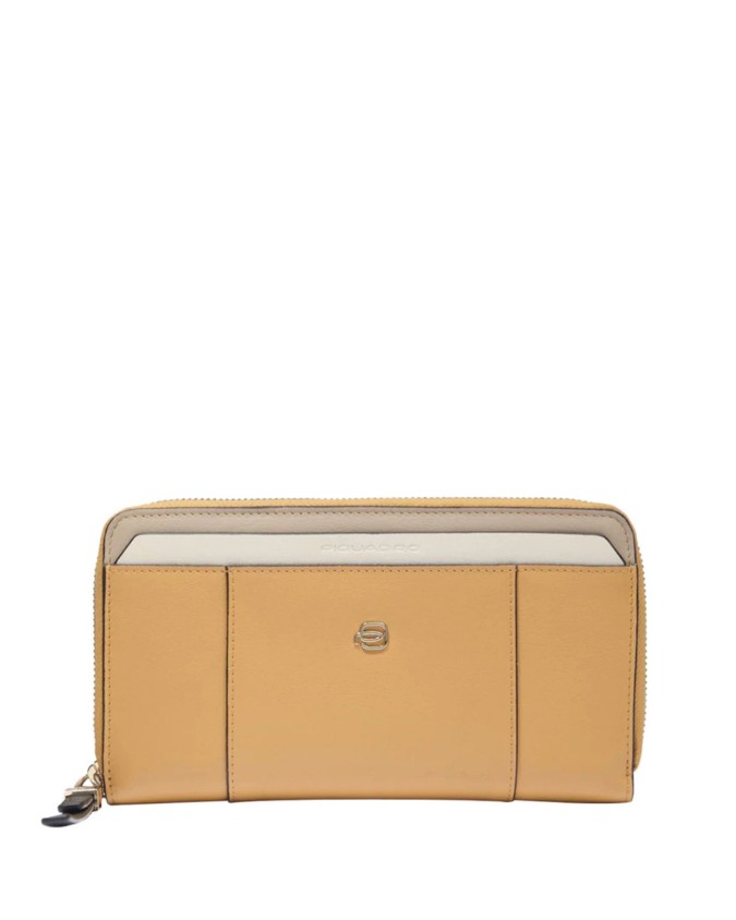 Piquadro - Damenbrieftasche aus Leder...