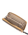 Piquadro - Portafoglio donna 4 soffietti con zip in pelle
