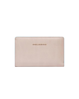  Piquadro – Portafoglio donna in pelle con porta monete Blue