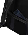 Piquadro - Leather and fabric backpack with a compartment for a 15.6-inch laptop, "Brief" model