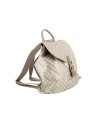 Gherardini - Zaino in tessuto con rifiniture in pelle Softy