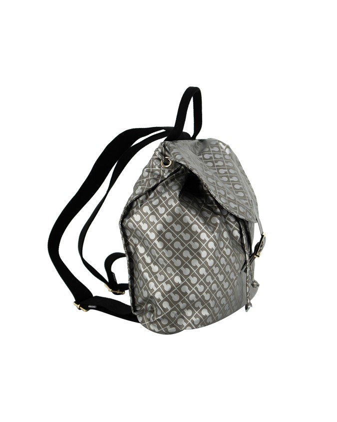 Gherardini - Zaino in tessuto con rifiniture in pelle Softy