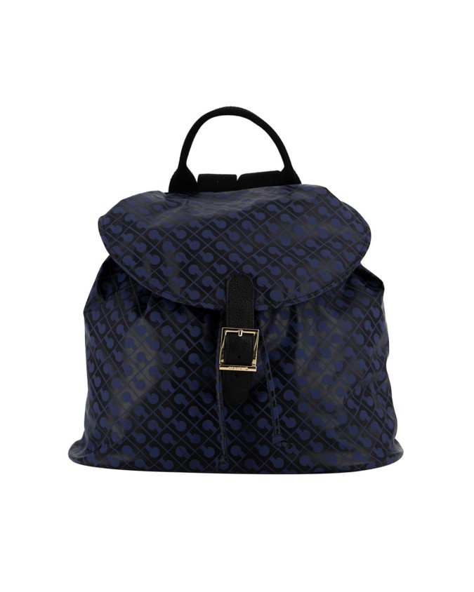 Gherardini - Zaino in tessuto con rifiniture in pelle Softy