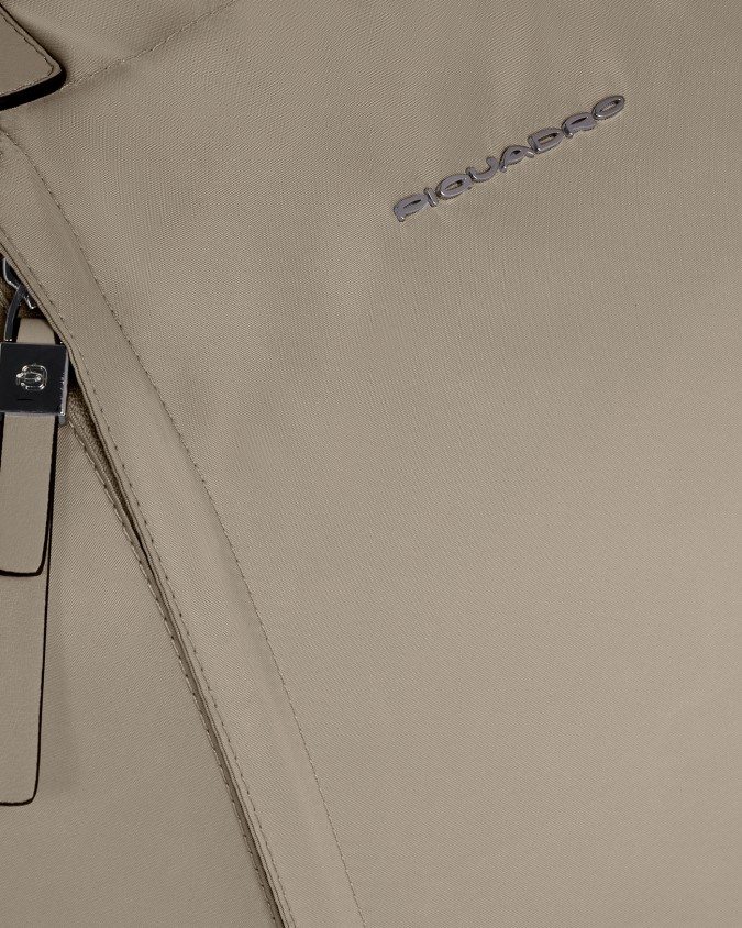 Piquadro - Borsa donna porta pc 15,6" in pelle e tessuto