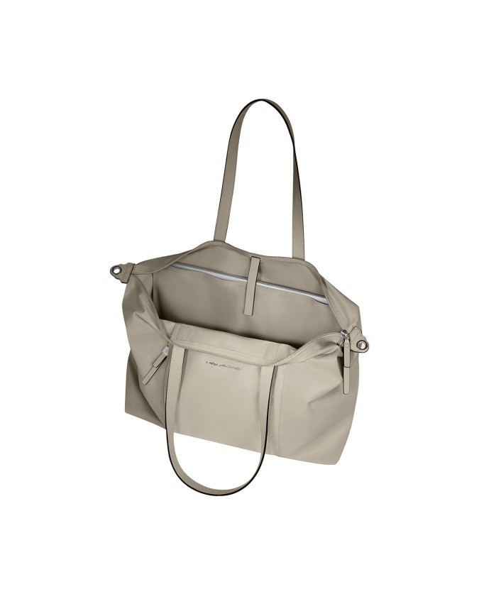  Piquadro - Borsa donna porta pc 15,6" in pelle e tessuto